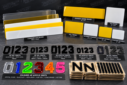 Number Plate Components