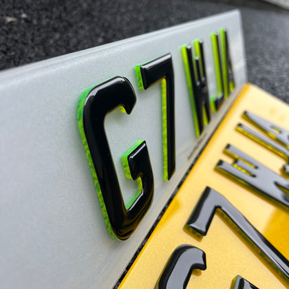 3D Gel & 4D Acrylic Number Plates