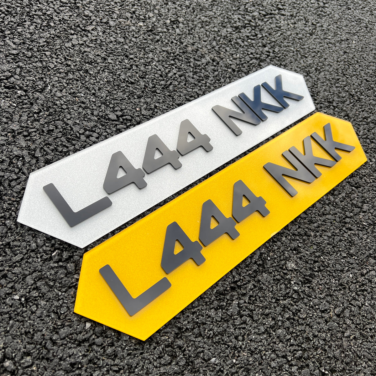 3D & 4D Show Number Plates Instant Reg Plates UK Ireland