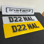 5D Gel Tops - Standard Road Legal - OverSize Rear Plate