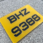 2D Shortened Motorbike Plate 8x5’