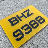 2D Shortened Motorbike Plate 8x5’